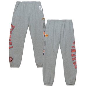 NWT - Mitchell & Ness Heather Gray Phoenix Suns Fleece Sweatpants, Size - M